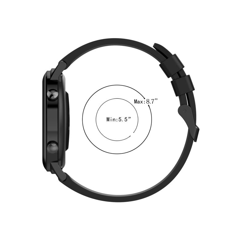 For Xiaomi MI Watch S1 22mm Wavy Dot Pattern Solid Color Silicone Watch Band(Beige) - Watch Bands by PMC TechLife | Online Shopping South Africa | PMC TechLife | Buy Now Pay Later Mobicred