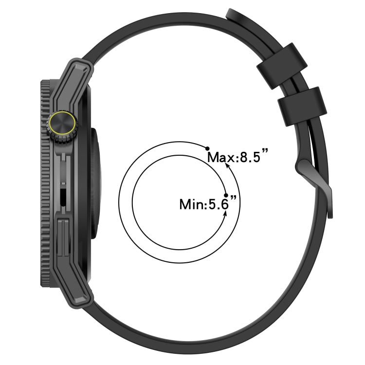 For Xiaomi MI Watch S1 Pro 22mm Concave Striped Slicone Watch Band(White) - free shipping - PMC TechLife - Order now!