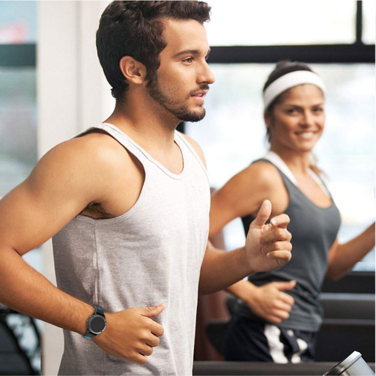 For Garmin Forerunner 935 22mm Sports Breathable Silicone Watch Band(White+Black) - by PMC TechLife | Online Shopping South Africa | PMC TechLife