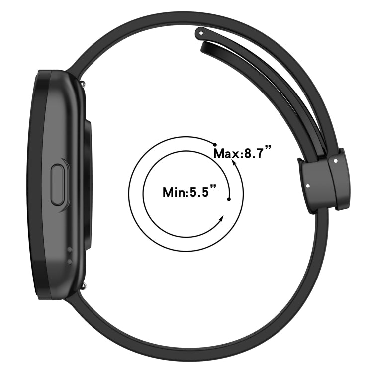 For Amazfit Bip 5 Folding Magnetic Clasp Silicone Watch Band(Light Gray) - free shipping - PMC TechLife - Order now!
