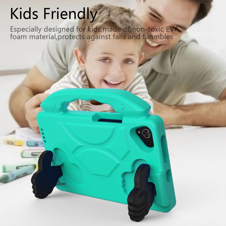 For Samsung Galaxy Tab A9 X110 Thumb Bracket EVA Shockproof Tablet Case(Glacial Green) - free shipping - PMC TechLife - Order now!