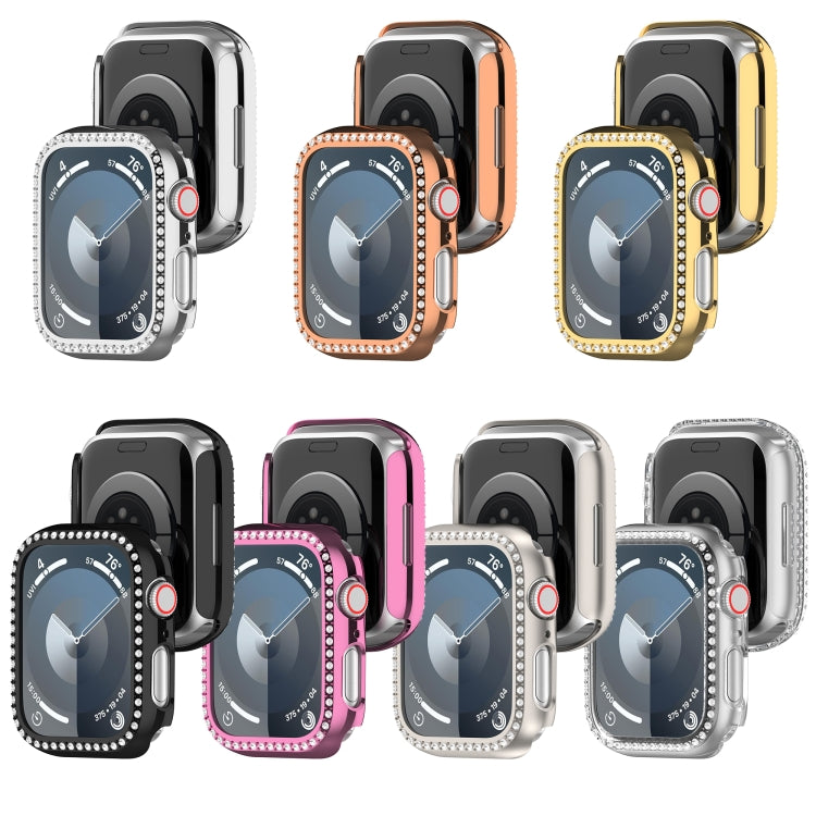 For Apple Watch Series 7 41mm Diamond Hollow PC Watch Case(Silver) - free shipping - PMC TechLife - Order now!