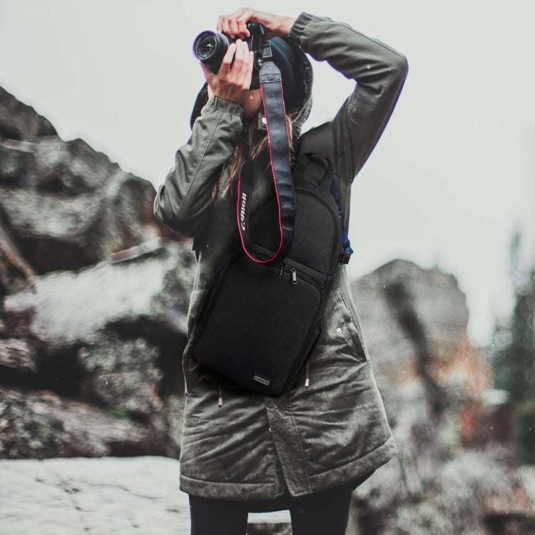 CADeN D15 Messenger Single Shoulder Multifunction Open Cover Photography Backpack Outdoor Leisure SLR Camera Backpack - free shipping - PMC TechLife - Order now!