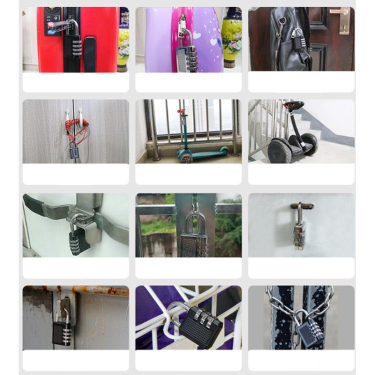 Four Digits Combination Lock Lluggage Gym Anti-theft Padlock, Style:8024 - free shipping - PMC TechLife - Order now!