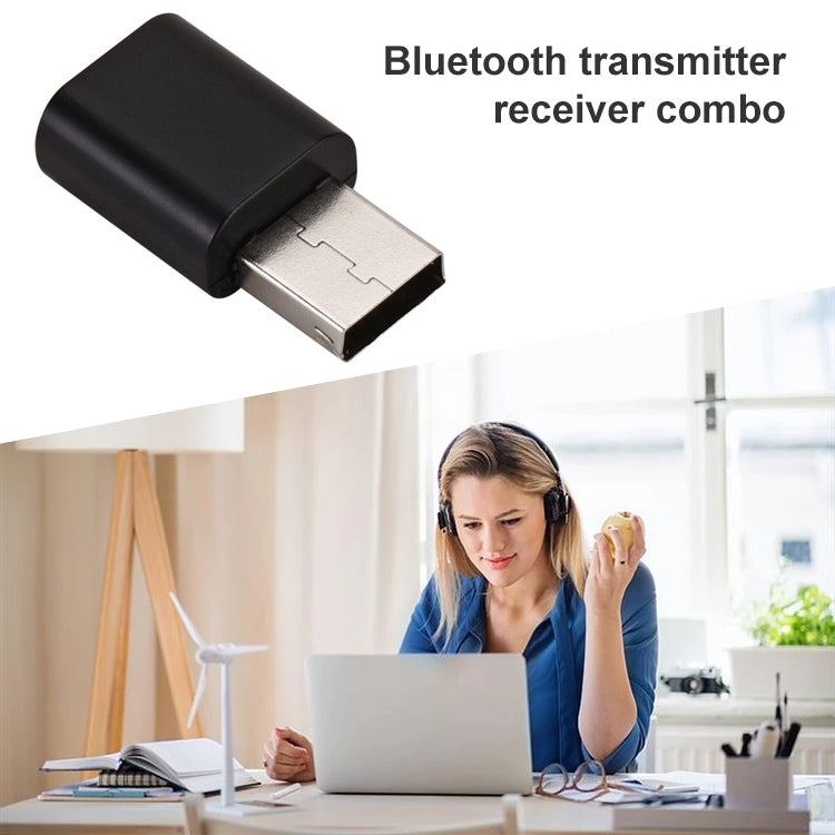 BT600 Bluetooth Audio Transmitter Receiver USB Bluetooth Adapter for TV / PC Car Speakers - Audio Receiver Transmitter by PMC TechLife | Online Shopping South Africa | PMC TechLife