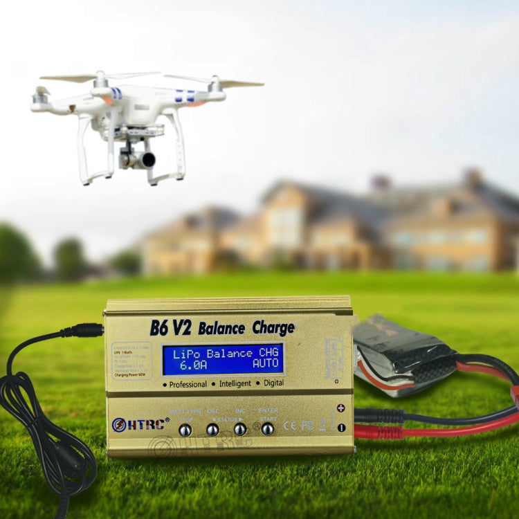 HTRC B6 V2 Model Airplane Charger Smart Balance Charger, UK Plug - free shipping - PMC TechLife - Order now!