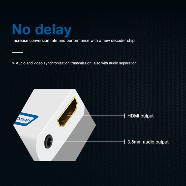 Plug and Play Wii to HDMI 1080p Converter Adapter Wii 2 hdmi 3.5mm Audio Box Wii-link for Nintendo Wii - free shipping - PMC TechLife - Order now!