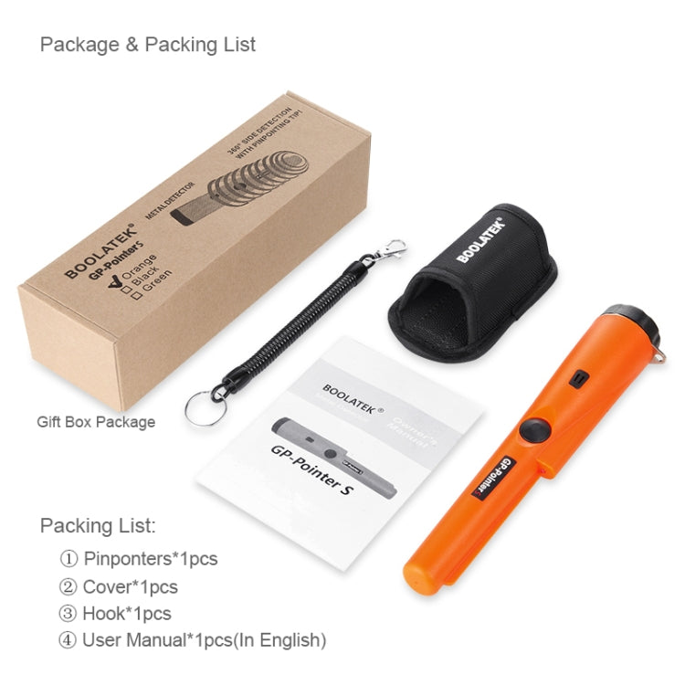 GP-Pointer S Metal Detector Gold Detector Pointer Pinpointing(Orange) Random Package Delivery - Voltage Detector by PMC TechLife | Online Shopping South Africa | PMC TechLife | Buy Now Pay Later Mobicred