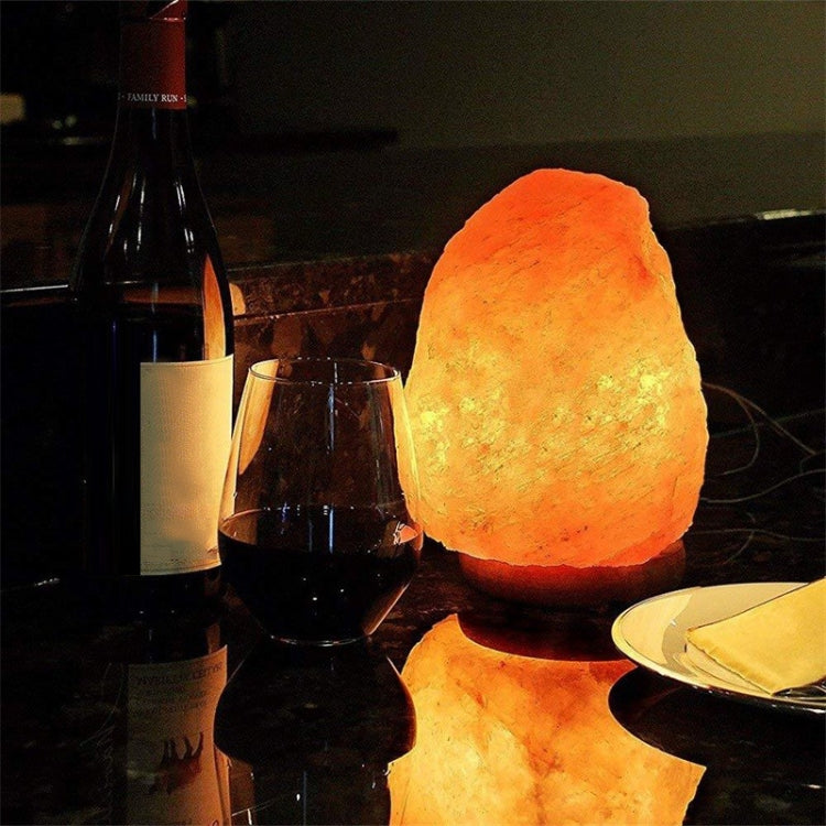 USB Power Himalayan Crystal Rock Salt Desk Lamp Night Light With Wood Base & E14 Bulb & Switch, Size:2-3kg(Colorful Light) - Night Lights by PMC TechLife | Online Shopping South Africa | PMC TechLife
