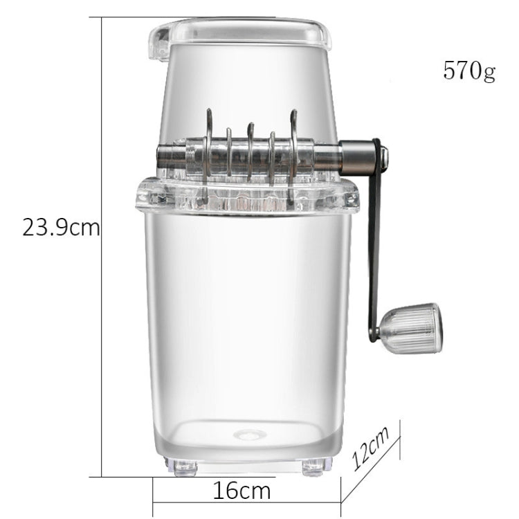 Small Household Manual Ice Crusher Multifunctional DIY Hand-Cranked Ice Machine - Stirrer & Squeezer by PMC TechLife | Online Shopping South Africa | PMC TechLife