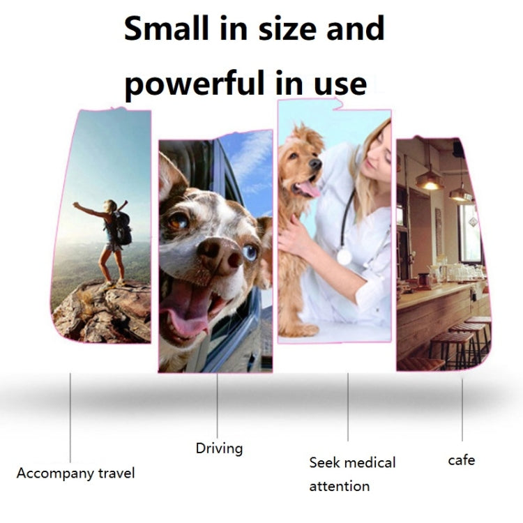 Portable Pet Backpack Dog Go Out Messenger Folding Bag Pet Supplies, Specification: Small(Pink) - Pet Bags by PMC TechLife | Online Shopping South Africa | PMC TechLife