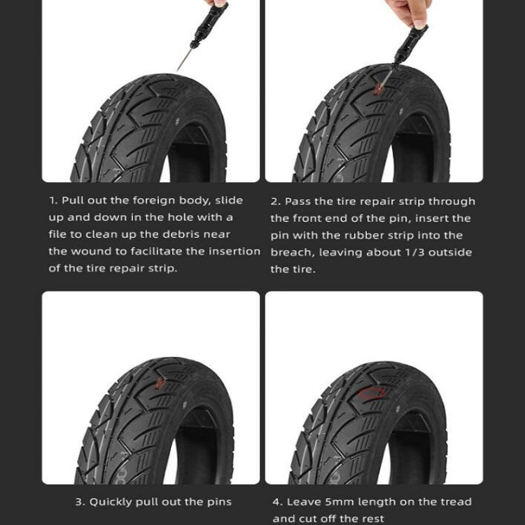 CYCLINGBOX Mountain Bike Vacuum Aluminum Alloy Tire Repair Tool Bicycle Repair Integrated Storage Design Tool(Silver) - free shipping - PMC TechLife - Order now!