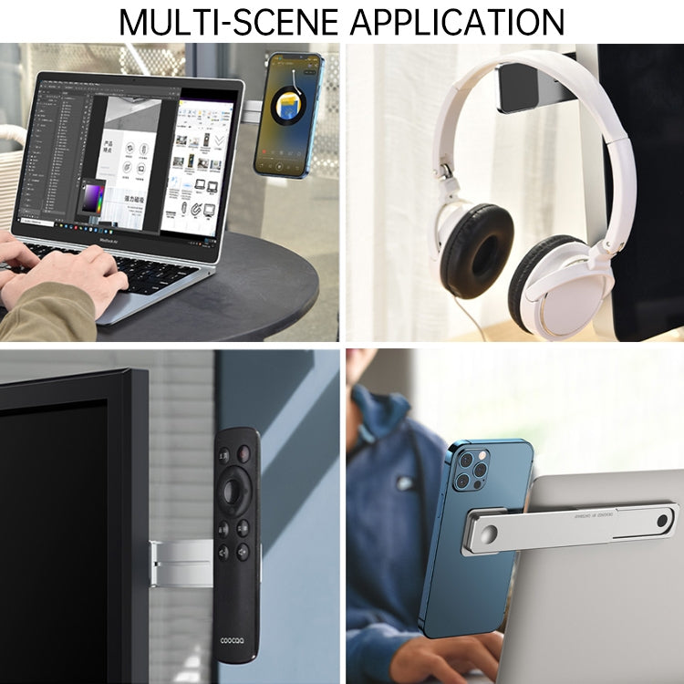 Oatsbasf Mobile Phone Computer Sync Screen Aluminum Alloy Bracket Computer Expansion Bracket(Gray) - free shipping - PMC TechLife - Order now!