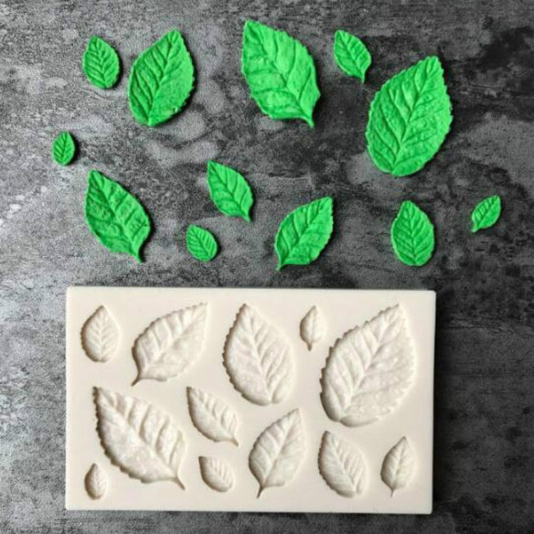2PCS Sugarcraft Leaf Silicone Fondant Mold Cake Decorating Tools Chocolate Baking Mold - Food Molds by PMC TechLife | Online Shopping South Africa | PMC TechLife