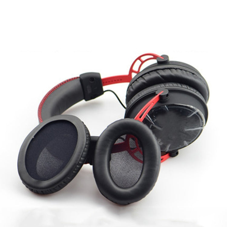 1 Pairs Headset Sponge Cover Ear Pad Leather Case For Kingston Cloud Silver II, Colour: Lambskin Black - Earmuff & Pad by PMC TechLife | Online Shopping South Africa | PMC TechLife
