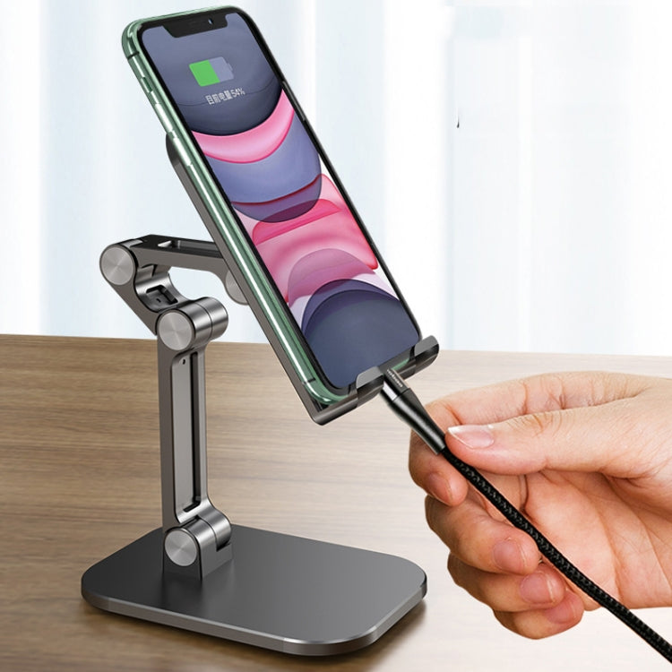 CYX-PH2 Mobile Phone Tablet Desktop Bracket Folding Telescopic Phone Bracket(Red) - Desktop Holder by PMC TechLife | Online Shopping South Africa | PMC TechLife