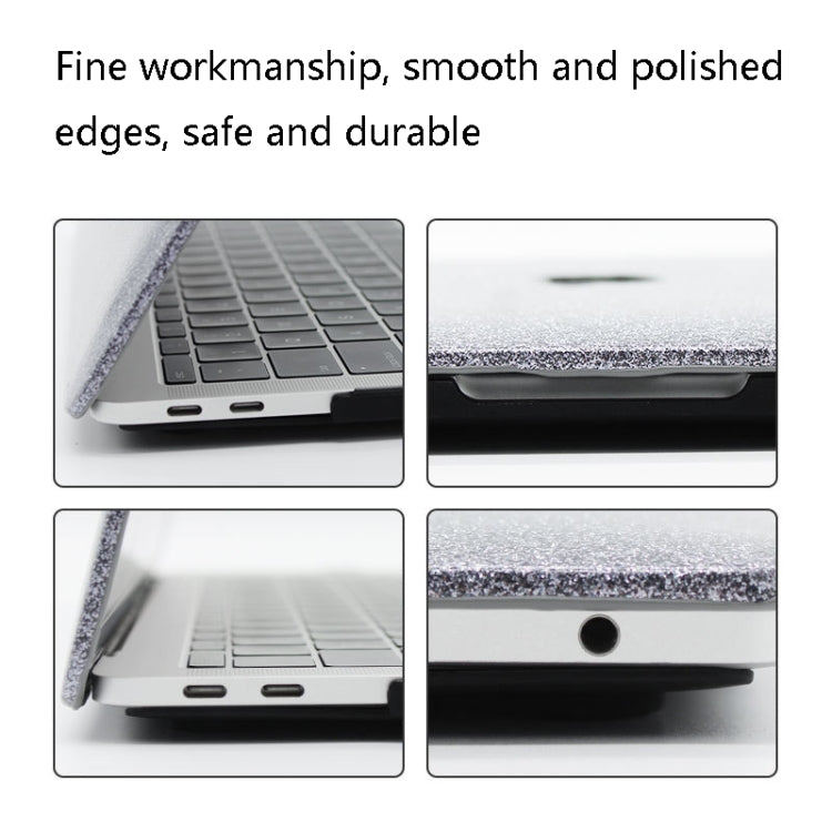 For MacBook Air 13 A1932 / A2179 / A2337 Plane PC Laptop Protective Case (Pure Black) - MacBook Air Cases by PMC TechLife | Online Shopping South Africa | PMC TechLife