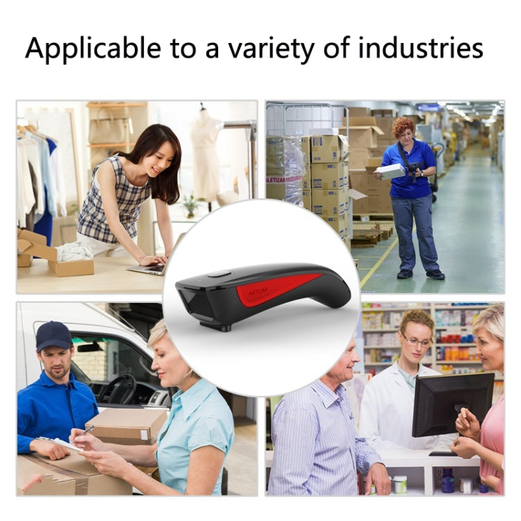NETUM C750 Wireless Bluetooth Scanner Portable Barcode Warehouse Express Barcode Scanner, Model: C740 One-dimensional - free shipping - PMC TechLife - Order now!