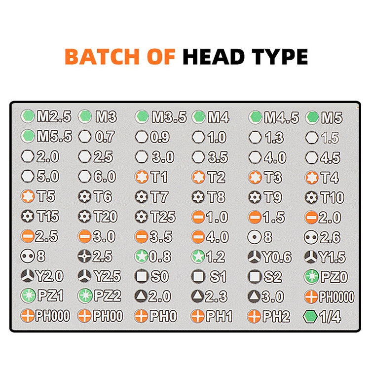 Obadun 9801 68 In 1 Screwdriver Set Manual Batch Glasses Screwdriver Hardware Repair Tool(Wood Grain Box) - Screwdriver Set by Obadun | Online Shopping South Africa | PMC TechLife | Buy Now Pay Later Mobicred