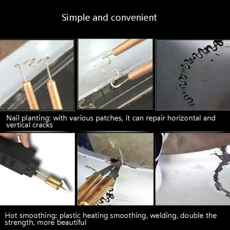 500pcs /Pack Auto Bumper Plastic Repair Welding Machine Hot Melt Plastic Welding Tool Welding Wire Patch, Style: Patch 8 0.8mm - Trunk & Bumper Accessories by PMC TechLife | Online Shopping South Africa | PMC TechLife | Buy Now Pay Later Mobicred