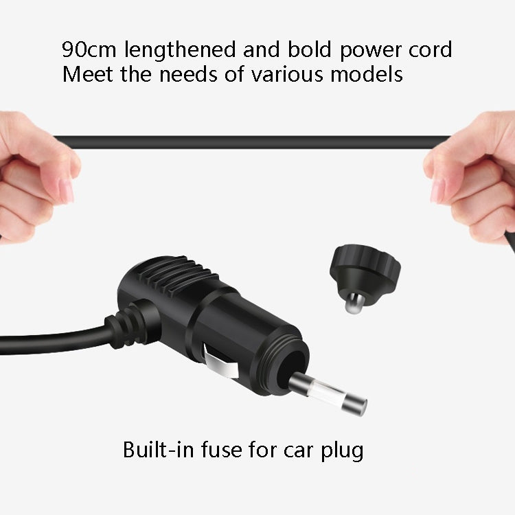 F558 With USB Mobile Phone Charging Car Fan 12/24V Car Truck Double Shaking Head Fan(Double Head 12V) - Heating & Fans by PMC TechLife | Online Shopping South Africa | PMC TechLife