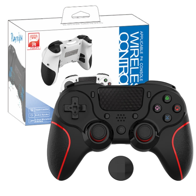 MB-P913 PC Six-Axis Somatosensory Back Key Programming Dual Vibration Bluetooth Gamepad For PS4 Pro(Black White) - Gamepads by PMC TechLife | Online Shopping South Africa | PMC TechLife