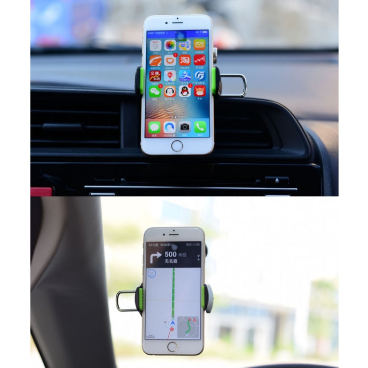 Car Diamond Suction Cup Mobile Phone Holder(Green) - Car Holders by PMC TechLife | Online Shopping South Africa | PMC TechLife
