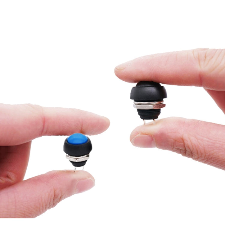 10 PCS Small Waterproof Self-Reset Button Switch(Black) - Switch by PMC TechLife | Online Shopping South Africa | PMC TechLife | Buy Now Pay Later Mobicred