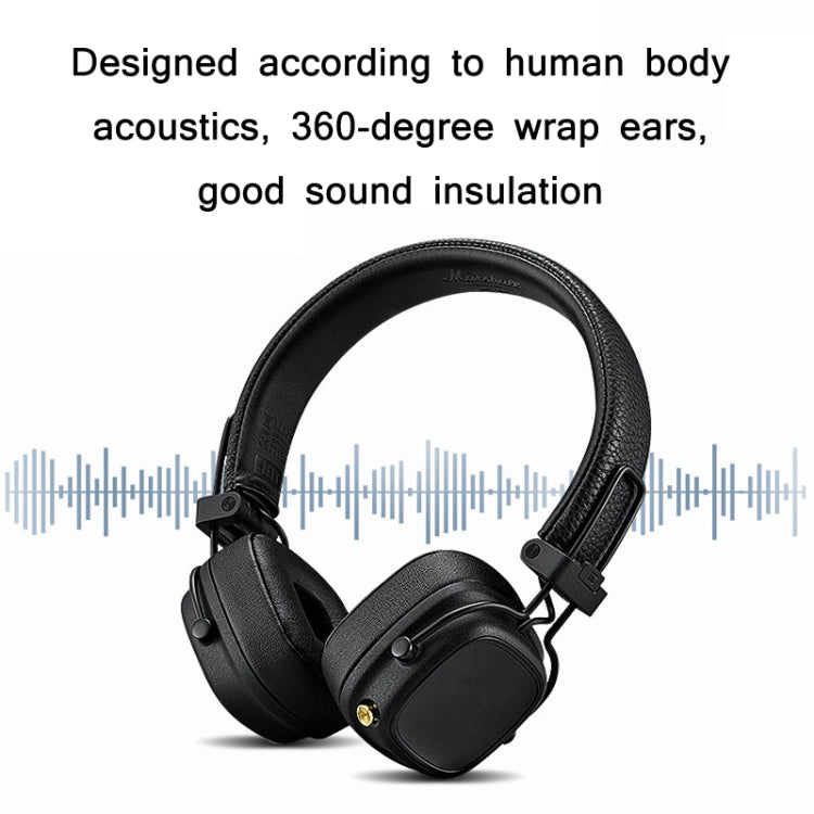 2pcs Sponge Earphone Cover For Marshall MAJOR IV(Black) - free shipping - PMC TechLife - Order now!