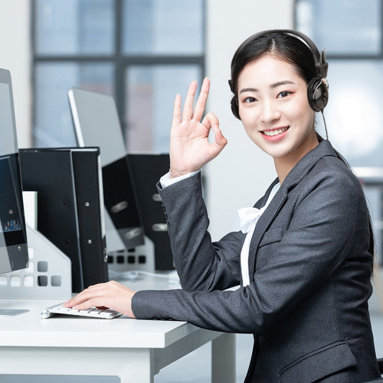 Soyto SY808MV Online Class Office Computer Headset, Cable Length: 1.6m, Color: Black 3.5mm - free shipping - PMC TechLife - Order now!