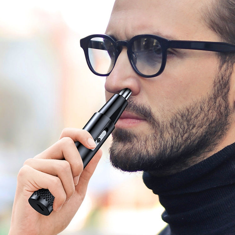 YD-112 Electric Nasal Hair Cutting Shear, Style: Nose Hair Device+Shaver(White) - free shipping - PMC TechLife - Order now!