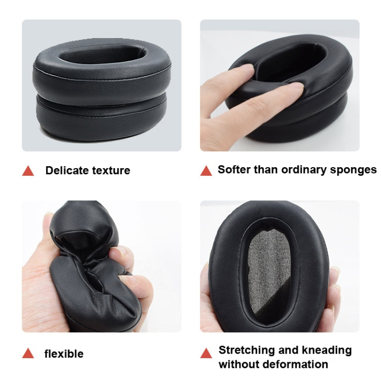 1 Pair Sponge Earpad For SONY WH-XB900N Headset, Color: Protein Skin-Black - Earmuff & Pad by PMC TechLife | Online Shopping South Africa | PMC TechLife