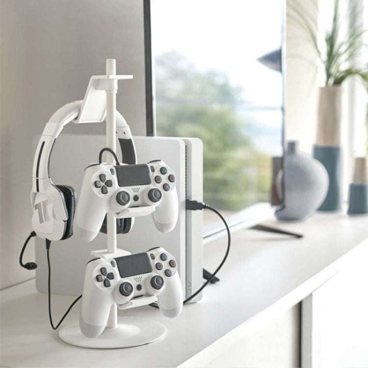 Gamepad Storage Rack Desktop Headphone Storage Rack, Color: 3 Floors Black - free shipping - PMC TechLife - Order now!