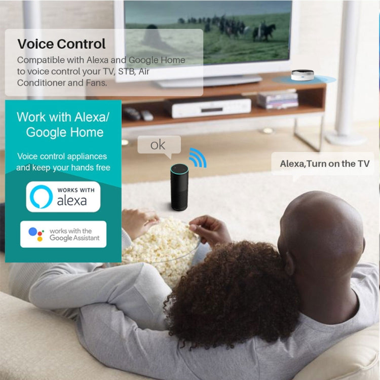 Mobile WiFi Infrared Voice Remote Control Smart Remote Control - Universal by PMC TechLife | Online Shopping South Africa | PMC TechLife