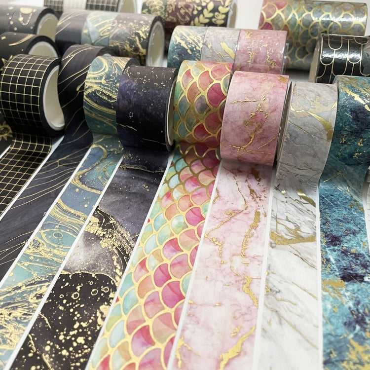 3 Rolls / Set 8958 5m Paper Bronzing Wallet Tape Set(Marble) - Tape & Solid glue by PMC TechLife | Online Shopping South Africa | PMC TechLife