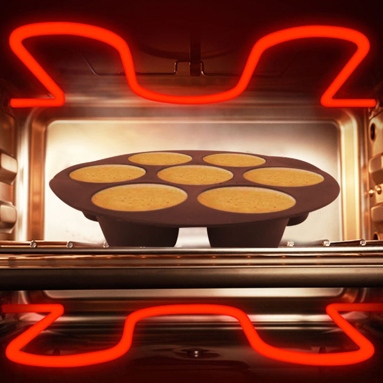 7 inch Air Fryer Accessories Silicone Round Cake Cups - Baking mat & Bakewares by PMC TechLife | Online Shopping South Africa | PMC TechLife