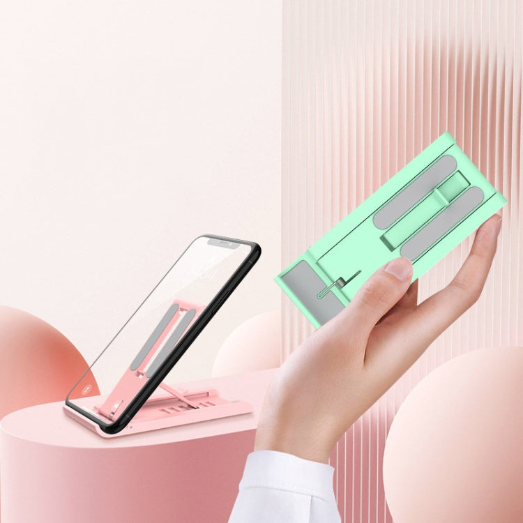 2 PCS K30 Multi-speed Adjustment Desktop Mobile Phone Bracket Notebook Folding Bracket(Green) - Desktop Holder by PMC TechLife | Online Shopping South Africa | PMC TechLife