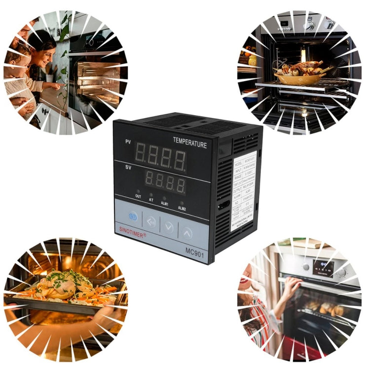SINOTIMER MC901 Short Shell PID Smart Temperature Control Instrument Heating Refrigeration Relay - Thermostat & Thermometer by SINOTIMER | Online Shopping South Africa | PMC TechLife | Buy Now Pay Later Mobicred
