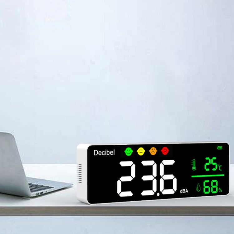 DM1306D Wall-mounted Decibel Meter Temperature & Humidity Detector - Light & Sound Meter by PMC TechLife | Online Shopping South Africa | PMC TechLife | Buy Now Pay Later Mobicred