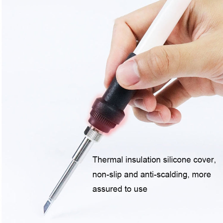 QUECOO 1.3-inch Screen Constant Temperature Soldering Iron, Set: US Plug (955+M8) - free shipping - PMC TechLife - Order now!