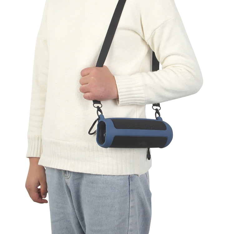 Bluetooth Speaker Silicone Protective Case For JBL Flip6(Dark Blue) - Protective Case by PMC TechLife | Online Shopping South Africa | PMC TechLife