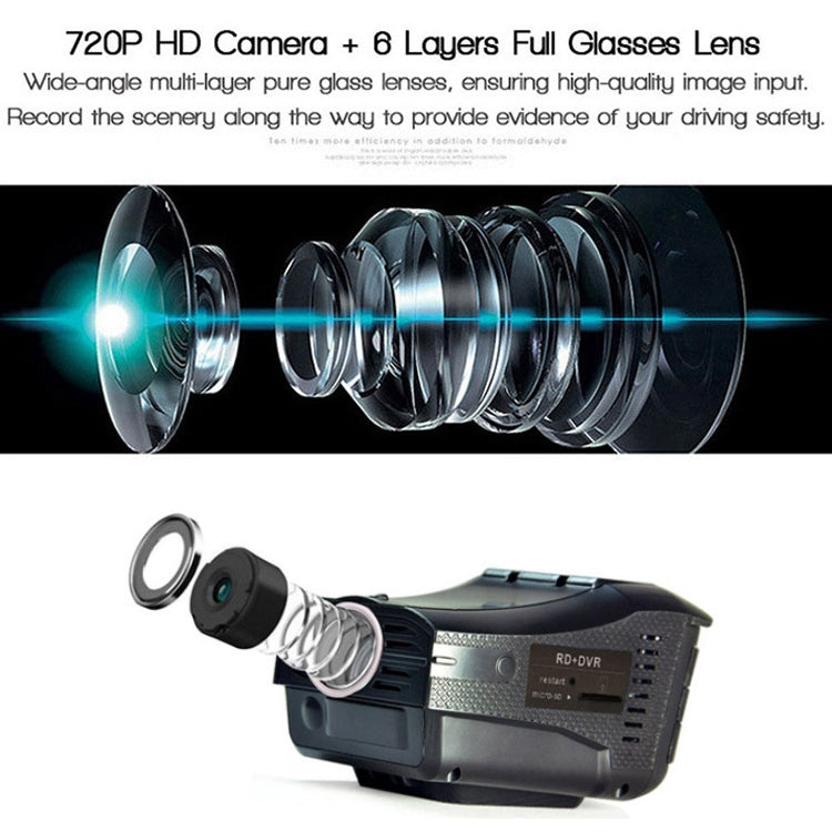 VG3 2 In 1 Electronic Dog Driving Recorder Vehicle Mobile Radar Warning Device - Car DVRs by PMC TechLife | Online Shopping South Africa | PMC TechLife