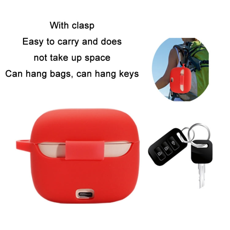 For JBL T230NC TWS Wireless Bluetooth Headphones Silicone Case(Ink Green) - JBL Earphone Case by PMC TechLife | Online Shopping South Africa | PMC TechLife | Buy Now Pay Later Mobicred