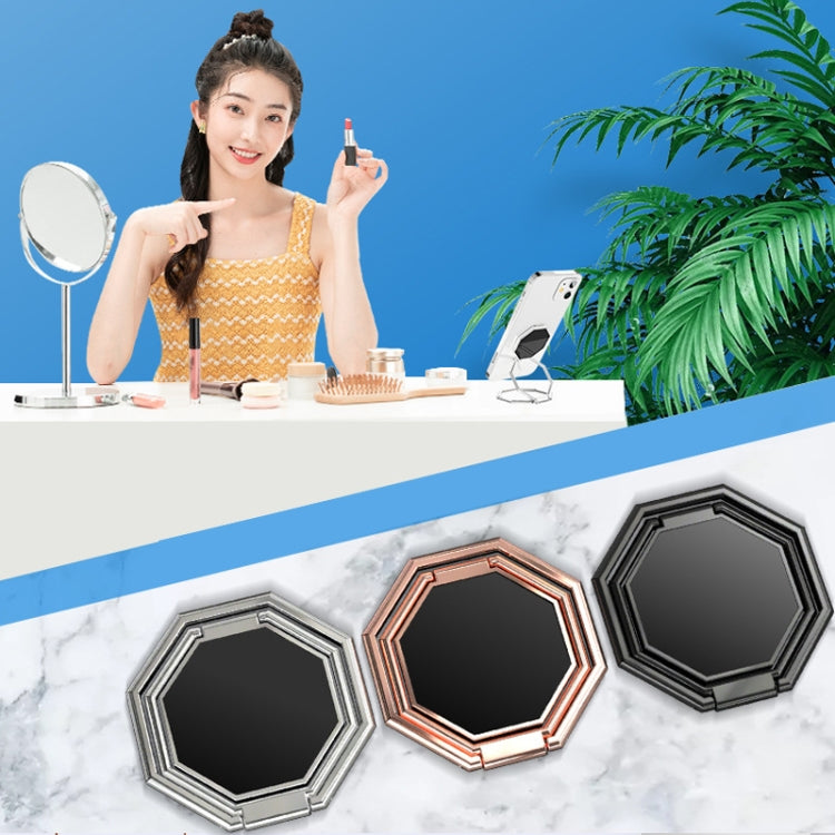 Metal Ring Buckle Live Rotating Magnetic Suction Car Desktop Tablet Folding Phone Bracket(Bagua Map) - Desktop Holder by PMC TechLife | Online Shopping South Africa | PMC TechLife