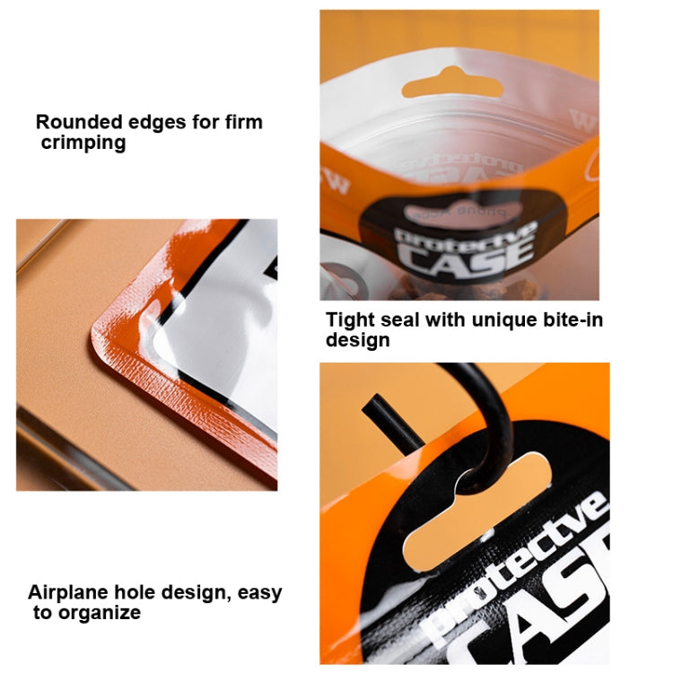 100 PCS Ziplock Bags Plastic Bags Mobile Phone Case Packaging Bags(12 x 21cm Yellow) - by PMC TechLife | Online Shopping South Africa | PMC TechLife