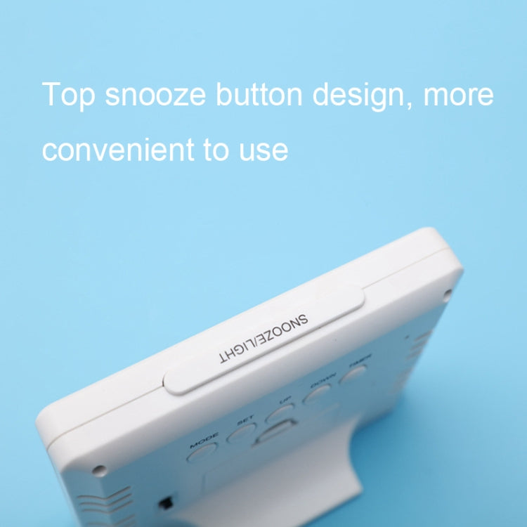 G2000 Color Screen Date Temperature Display Alarm Clock Desk Clock(White) - Alarm Clocks by PMC TechLife | Online Shopping South Africa | PMC TechLife