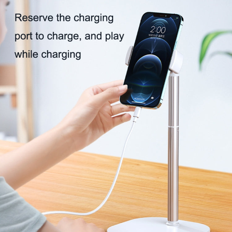 SSKY B09 Live Broadcast Desktop Aluminum Alloy Telescopic Phone Bracket(Black) - Desktop Holder by SSKY | Online Shopping South Africa | PMC TechLife | Buy Now Pay Later Mobicred