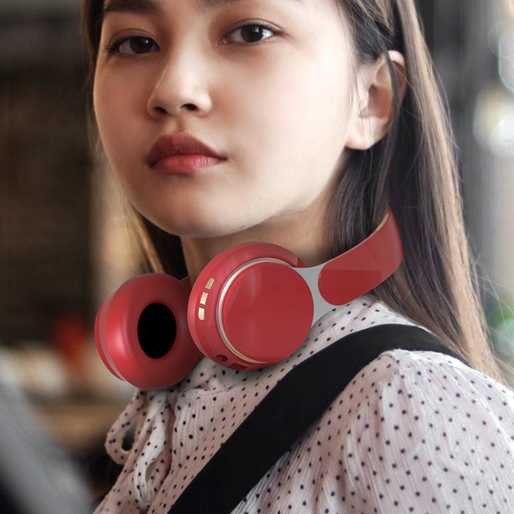 FG-07S Foldable Wireless Headset With Microphone Support AUX/TF Card(Black) - Headset & Headphone by PMC TechLife | Online Shopping South Africa | PMC TechLife