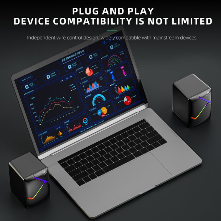 Dark Alien S-511 Computer USB Wired Computer Stereo Home Multifunctional Stereo, Cable Length: 1.2m - by Dark Alien | Online Shopping South Africa | PMC TechLife | Buy Now Pay Later Mobicred