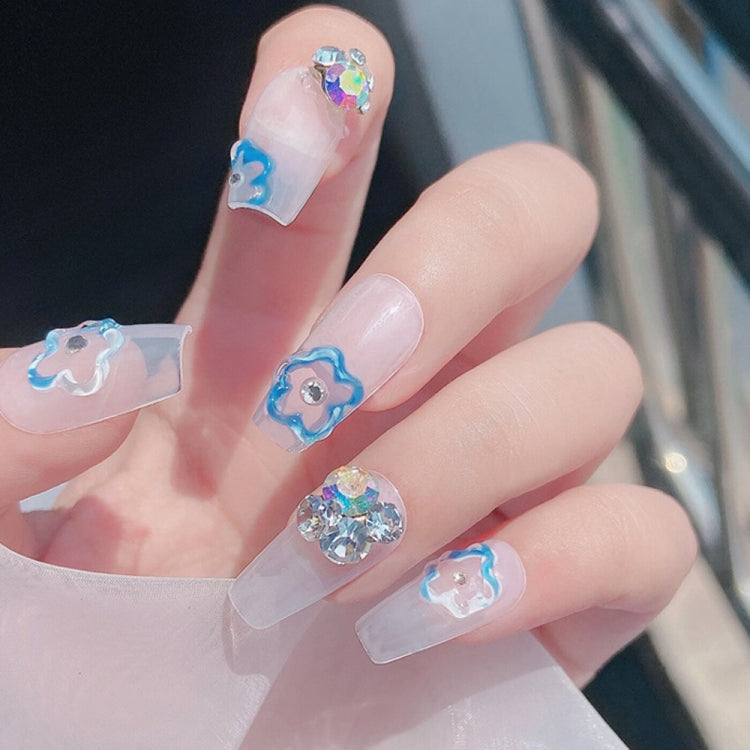 20 PCS Nail Jewelry Stacked Diamond Nail Sticker Accessories(H525 Small AB) - free shipping - PMC TechLife - Order now!